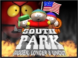 bohaterowie, Miasteczko South Park, flaga