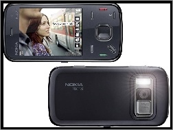 Flesz, Czarny, Nokia N86, Tył