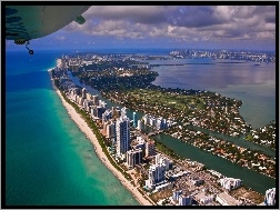 Florida, Miasta, Panorama, Miami