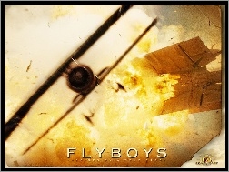 dwupłat, Flyboys, eksplozja