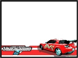 Need For Speed Underground 2, samochód, logo, mazda