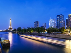 Francja, Rzeka, Wieża Eiffla, Paryż