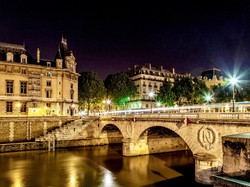 Francja, Rzeka, Most, Paryż