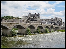 Francja, Zamek, Most, Rzeka, Amboise
