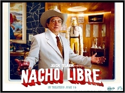 garnitur, mężczyzna, Nacho Libre, kapelusz