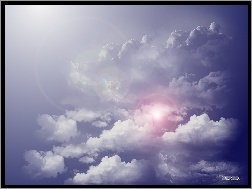 Gimp, Niebo, Grafika 2D, Chmury