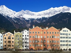 Góry, Innsbruck, Austria, Domy