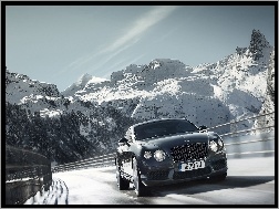 Góry, Bentley Continental, Droga