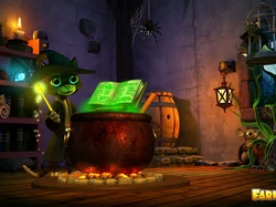 Kot, Gra, Farmerama, Kociołek, Halloween