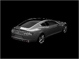 Grafika, Tył, Aston Martin Rapide