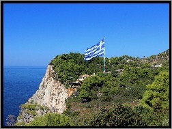 Zakynthos, Grecja, Flaga