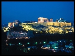 Akropol, Zamek, Grecja, Wzgórze