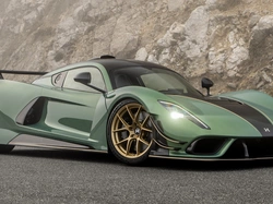 Zielony, Hennessey Venom F5, Stealth Series, Elemental Green