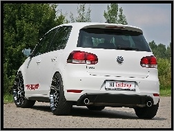 GTI, Biały, Volkswagen Golf 5