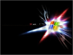 gwiazda, microsoft, Windows XP, flaga