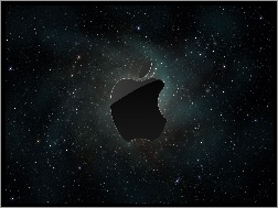 Gwiazdy, Apple, Logo, Kosmos