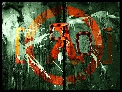 Half Life 2, farba, drzwi, logo