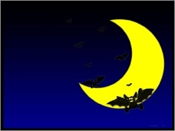 Halloween, księżyc