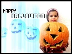 Halloween, Dziecko z dynią