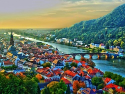 Panorama, Heidelberg, Niemcy