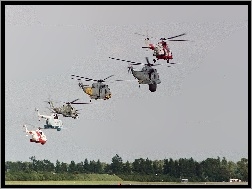 Helikoptery, Pokaz