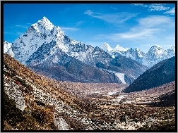 Himalaje, Góry, Nepal, Ama Dablam
