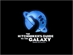 kciuk, Hitchhikers Guide To The Galaxy, napis