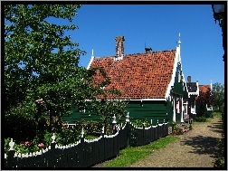 Ogrodzenie, Holandia, Domek