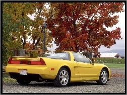 Żółta, Honda, NSX