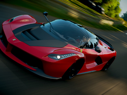 Czerwone, Gra, Forza Horizon 4, Przód, Ferrari