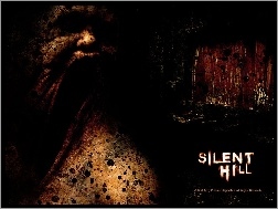 horror, plamy, Silent Hill, twarz