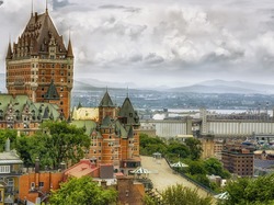 Hotel, Quebec, Kanada, Zamek Chateau Frontenac