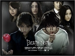 jabłko, aktorzy, Death Note, chińczycy