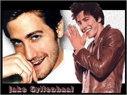 Jake Gyllenhaal, brązowa kurtka