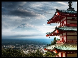 Japonia, Góra, Domek, Fuji