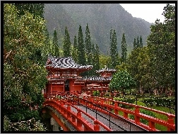 Japonia, Most, Góry, Świątynia
