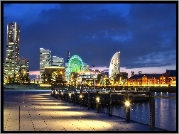 Japonia, Panorama, Miasto, Yokohama