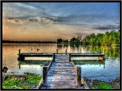 Jezioro, Kładka