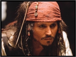 chusta, Johnny Depp, Piraci Z Karaibów, korale