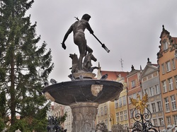 Kamienice, Fontanna, Gdańsk, Neptun