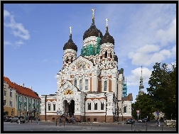 Kamienice, Aleksandra, Katedra, Tallin, Newskiego
