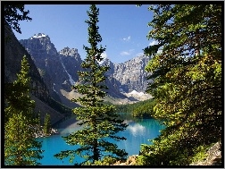 Kanada, Lady, Góry, Jezioro
