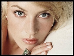 Kate Winslet, duże, oczy