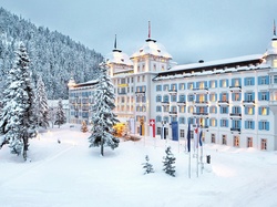 Las, Grand des Bains, St.Moritz, Hotel, Góry, Kempinski