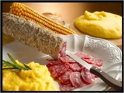 Kukurydza, Kiełbasa, Polenta