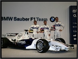 kierowcy, BMW Sauber, Formuła 1, bolid