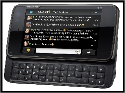 Klawiatura, Nokia N900, Czarny