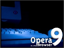 Opera, klawiatura, monitor