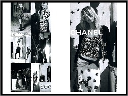 kobieta, top, sukienka, modelka, Chanel, spódnica
