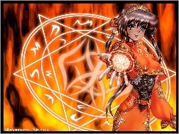 kobieta, Masamune Shirow, pentagram